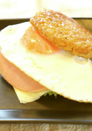 簡単！ライスバーガー-レシピのメイン写真
