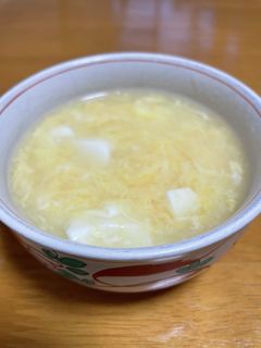 豆腐と卵の中華スープ-レシピのメイン写真
