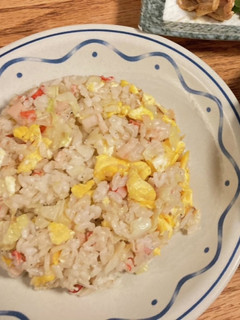 しらすとキャベツカニカマ卵チャーハン-レシピのメイン写真