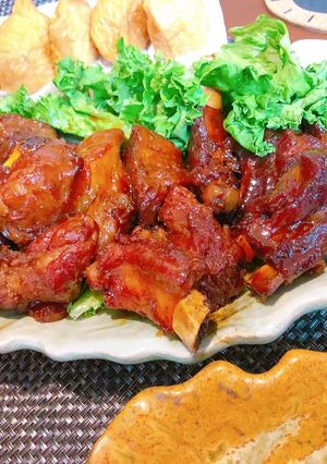 炊飯器とフライパンで柔からスペアリブ♪-レシピのメイン写真