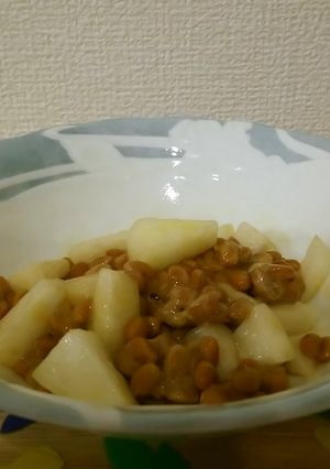 梨納豆-レシピのメイン写真