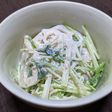 水菜と蓮根のマヨポンサラダ
