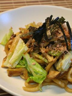 失敗なしの焼きうどん 舞茸入り-レシピのメイン写真