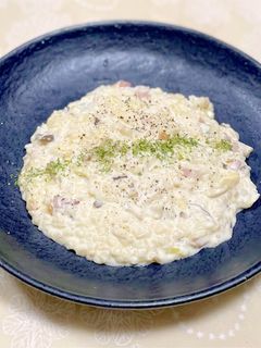 きのこたっぷり本格濃厚チーズリゾット♡-レシピのメイン写真