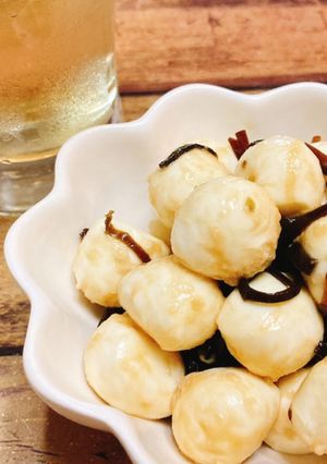 塩昆布モッツァレラ-レシピのメイン写真