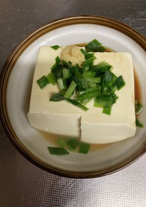 簡単 温豆腐ニラ♪-レシピのメイン写真