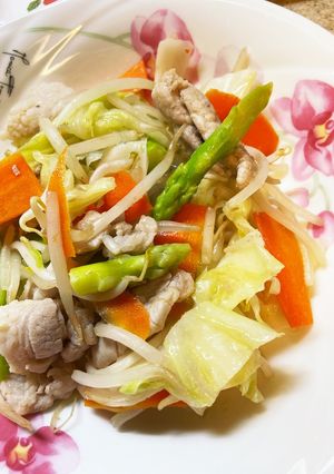 【超簡単】味付不要☆ペペロン野菜炒め-レシピのメイン写真