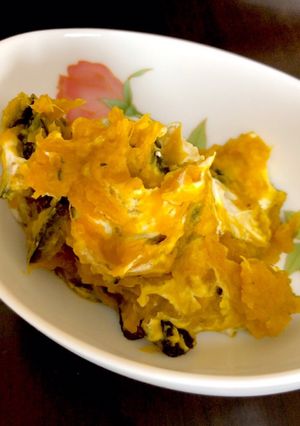 かぼちゃとクリームチーズのデザートサラダ-レシピのメイン写真