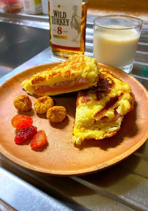 焼き生ハムメロンパン-レシピのメイン写真