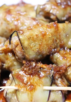 肉団子の茄子巻き-レシピのメイン写真