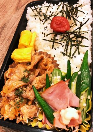 豚ケチャップ炒め弁当　0826-レシピのメイン写真