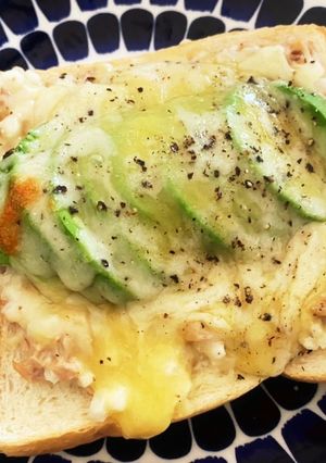 アボカドツナチーズトースト何食べ#138-レシピのメイン写真
