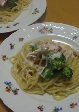 サーモンのクリームパスタ-レシピのメイン写真