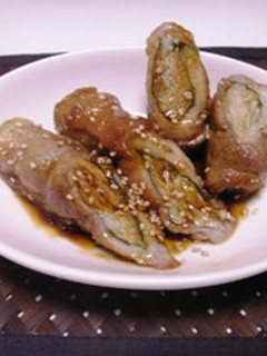 豚バラ肉のえのき&しそ巻-レシピのメイン写真