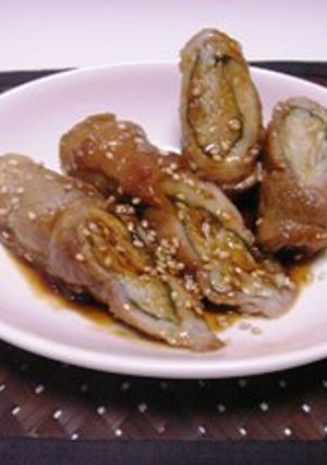 豚バラ肉のえのき&しそ巻-レシピのメイン写真