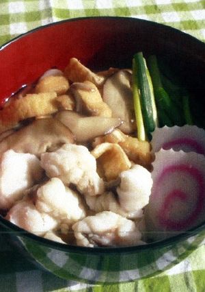 あんこうの五目うどん-レシピのメイン写真