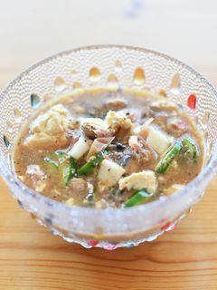 梅風味のさっぱりサバ缶冷や汁-レシピのメイン写真