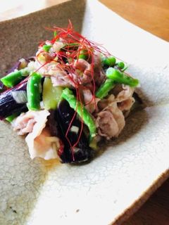 豚しゃぶと茄子のナンプラー和え-レシピのメイン写真