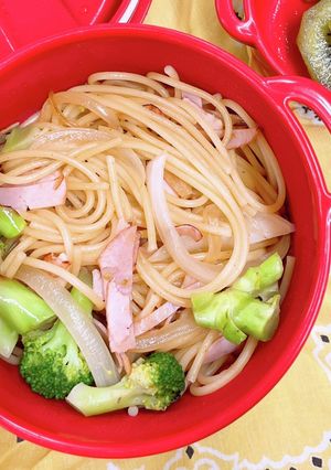 【簡単】ブロッコリーとハムのパスタ-レシピのメイン写真