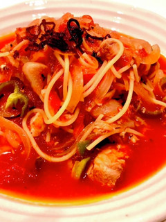 鯖缶とトマト缶で簡単☆時短パスタ-レシピのメイン写真