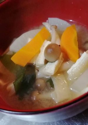 我が家のお味噌汁-レシピのメイン写真