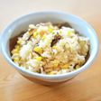 とうもろこしと塩昆布ごはん