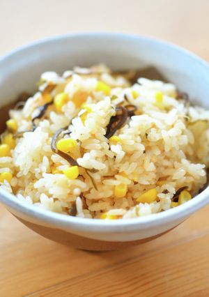 とうもろこしと塩昆布ごはん-レシピのメイン写真