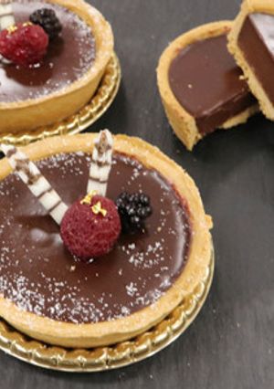 ラズベリーの生チョコタルト-レシピのメイン写真