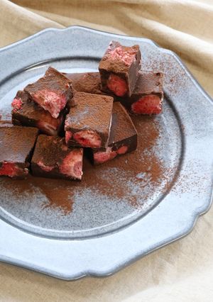 いちごチョコの生チョコ-レシピのメイン写真