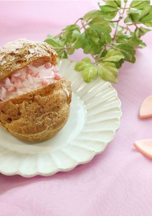 桜シュー-レシピのメイン写真