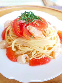 和風冷製パスタ-レシピのメイン写真