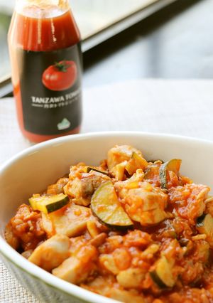 鶏肉のトマトジュース煮込み【ＪＡはだの】-レシピのメイン写真