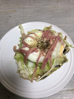 玉ねぎカップで目玉焼き-レシピのメイン写真