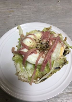 玉ねぎカップで目玉焼き-レシピのメイン写真