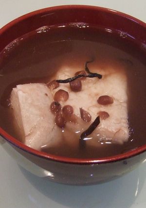 おしるこに塩昆布-レシピのメイン写真