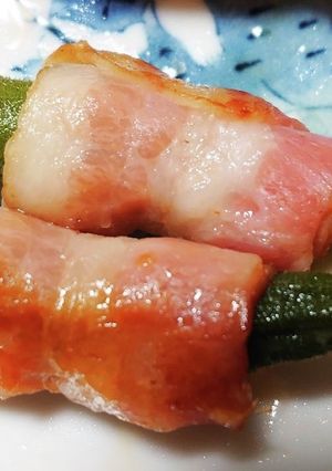 オクラのベーコン巻き-レシピのメイン写真