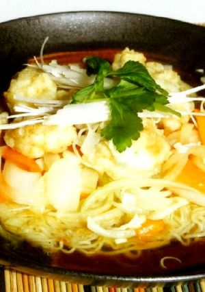 〜皿うどん風〜アンコウあんかけ-レシピのメイン写真