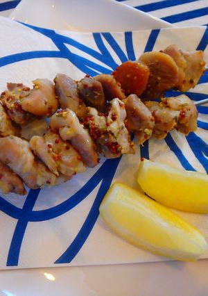 鶏肉のスブラキ(串焼き)-レシピのメイン写真