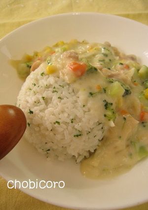 チキンチーズクリームかけごはん-レシピのメイン写真