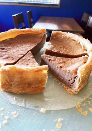 焦がしミルクチョコレートのチーズタルト-レシピのメイン写真