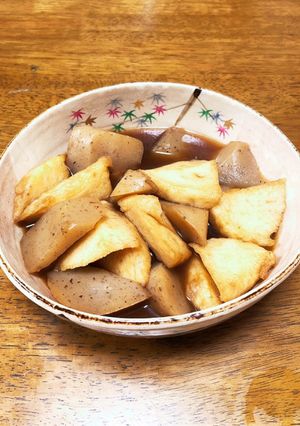 はも天こんにゃく の甘辛炊-レシピのメイン写真