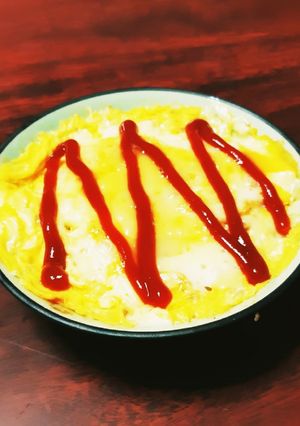 レンジ◎簡単◎オートミールでオムライス-レシピのメイン写真
