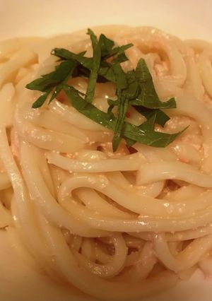 時短！激うま節約たらこうどん-レシピのメイン写真