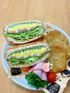 簡単!ツナたまごサンド-レシピのメイン写真