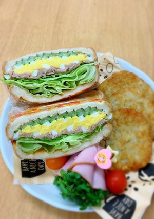 簡単！ツナたまごサンド-レシピのメイン写真