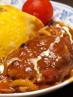 【意外と簡単】赤ワイン煮込みハンバーグ-レシピのメイン写真