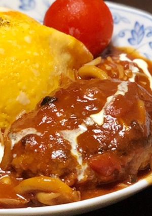 【意外と簡単】赤ワイン煮込みハンバーグ-レシピのメイン写真