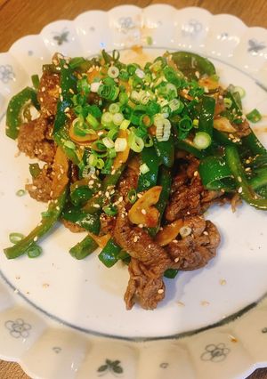 なるはやチンジャオロース風焼肉-レシピのメイン写真
