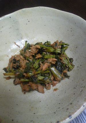 大根葉のオイスターソース炒め-レシピのメイン写真
