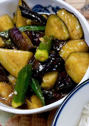 茄子とオクラの生姜煮-レシピのメイン写真